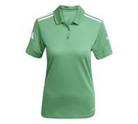 adidas Women's SQUADRA25 Cotton Polo, Team Green/White, XXS