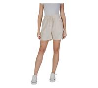 Cotton Women's Trousers Spring/Summer Collection, female, b.young, Short Shorts, Beige, S, Shorts S