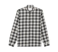 Cotton/Wool Blend Checked Flannel Shirt - male - Lacoste - Casual Shirts - Multicolor - S - Shirts S