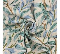 Cotton Woven Tapestry Upholstery Fabric Material Willow Bough Azure 1MTR