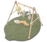 COTTONBEBE Organic Baby Gym Wooden Cotton Play Mat (Green)
