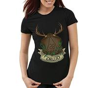 CottonCloud Dice Druid Women's T-Shirt Dungeon Tabletop Dragons d20, Size:M Black