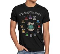 CottonCloud Dice Fighter Men's T-Shirt Dungeon Tabletop Dragons d20, Size:M Black