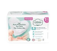 Cottony Diapers with Organic Cotton 27 Diapers Size 1 (2-5 kg)