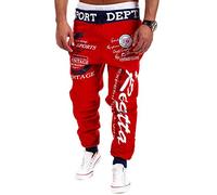 Cottory Men's Hiphop Dance Jogger Sweatpants Trousers - Multi - XXL