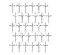 COTTVOTT Eastern Orthodox Cross Pendant/Catholic Jesus Christ INRI Cross Crucifix Pendant/Celtic Cross Pendant Charm for Rosary Necklace DIY Jewelry Making Parts, alloy, No Gemstone