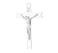 COTTVOTT Eastern Orthodox Cross Pendant/Catholic Jesus Christ INRI Cross Pendant/Celtic Cross Pendant for Rosary Necklace, DIY Jewelry Making Parts, Metal, No Gemstone