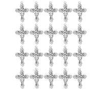 COTTVOTT Eastern Orthodox Crucifix, Christ Jesus Celtic Cross Pendant Charms for Women Men Rosary Necklace DIY Jewelry Making Parts, alloy, No Gemstone