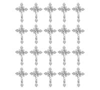 COTTVOTT Eastern Orthodox Crucifix, Christ Jesus Celtic Cross Pendant Charms for Women Men Rosary Necklace DIY Jewelry Making Parts, alloy, No Gemstone