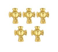 Cottvott Holy Spirit Enamel Dove Lapel Pins/Holy Chalice Pins Catholic Crucifix Jesus Cross Lapel Pins Religious Brooches Women Men Christian Party Favors, S, Metal, no gemstone