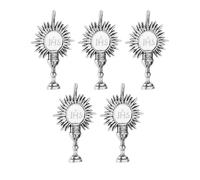 Cottvott Holy Spirit Enamel Dove Lapel Pins/Holy Chalice Pins Catholic Crucifix Jesus Cross Lapel Pins Religious Brooches Women Men Christian Party Favors, S, Metal, no gemstone