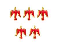 Cottvott Holy Spirit Enamel Dove Lapel Pins/Holy Chalice Pins Catholic Crucifix Jesus Cross Lapel Pins Religious Brooches Women Men Christian Party Favors, S, Metal, no gemstone