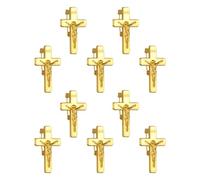 Cottvott Holy Spirit Enamel Dove Lapel Pins/Holy Chalice Pins Catholic Crucifix Jesus Cross Lapel Pins Religious Brooches Women Men Christian Party Favors, S, Metal, no gemstone