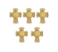Cottvott Holy Spirit Enamel Dove Lapel Pins/Holy Chalice Pins Catholic Crucifix Jesus Cross Lapel Pins Religious Brooches Women Men Christian Party Favors, S, Metal, no gemstone