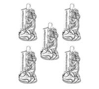 COTTVOTT Saint Benedict/Michael/Joseph/Jude/Christopher Charm Pendant, Our Lady of Grace Miraculous Mary Divine Mercy Christ Jesus Pendant Charm for Men Women Rosary Necklace Jewelry Making, Medium