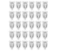 COTTVOTT Saint Benedict,Saint Michael,Our Lady Grace Medal for DIY Jewelry Making,Virgin Mary Christ Jesus Rosary Center Connection Part Rosary Making Supplies (30pcs-miraculous-M)
