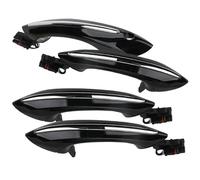 COTUND 4PCS Black Outer Outside Exterior Keyless Entry Door Handle Set Compatible Compatible with BMW 5 6 7 Series F07 F10 F11 F06 F12 F13 F01 F02 51217231931
