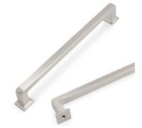 COTYKILEY 10 Pack 7 Inch(177mm) Brushed Satin Nickel Cabinet Handles Kitchen Cabinet Pulls Cabinet Door Handles Kitchen Cabinet Hardware Cupboard Drawer Pulls Dresser Handles