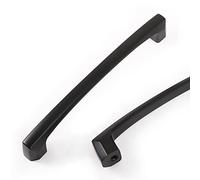 COTYKILEY 6 Pack Matte Black Kitchen Cabinet Handles 177mm Cabinet Handles Cabinet Door Drawer Dresser Handles