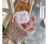 COTYPOFLIYTT Compatible with AirPods Pro Case Protective Cute Soft TPU Cover with Cleaner Kit Butterfly Keychain for Girls Women for Airpods Pro 2nd/1st Generation-Pink