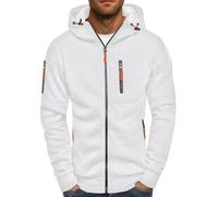Couawaticy Mens Fleece Jackets Lightweight Warm Full Zip Casual Coat Microfleece Sweater Outerwear Running Jacket for Outdoor Hiking Travelling