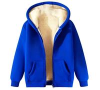 Couawaticy Warm outerwear, Jacket Teddy Fleece Hoodie Winter Coat Jacket Full Zip Hoodie Teddy Bear Coats Fleece Tops Sweater Outwear unisex wear