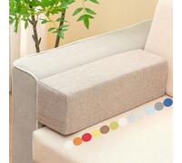 Couch Bed Armrest Support Cushion 70x15x15cm Linen Fabric Cover， Bed Gap Filler for Headboard & Mattress ，For Beds and Various Sofas and Chairs
