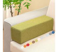 Couch Bed Armrest Support Cushion 90x15x15cm Linen Fabric Cover， Bed Gap Filler for Headboard & Mattress ，For Beds and Various Sofas and Chairs