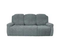 Couch Cover Designed to Follow Reclining Sofa, Light Grey B | Removable Fabric Layer, Refreshes the Look of Existing Wear, Helps Guard Upholstery From Scratches Small Spills