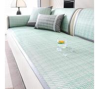 Couch Cover for Dogs, Sofa Arm Covers Non Slip Chair Arm Covers, New Backrest Cover, Sofa Slipcovers for Living Room Breathable,Green,31 * 71in/80 * 180cm