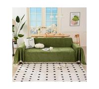 Couch Cover For Pets Sectional Non Slip Sofa Cover Washable Chenille Sofa Throws With Tassel For Most Cats Dogs Pets(Green,180 * 230cm)