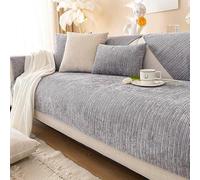 Couch Cover L Shape Sofa Protector Cover 3 Seater Sofa Slipcover Corner,Universal Non-Slip Sofa Cover,Quilted Dangle Sofa Cover,4/3/2/1 Seater Couch Cover(C,110x110cm)