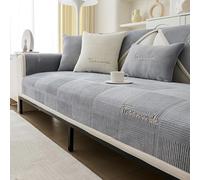 Couch Cover, Sofa Protective Cover, 1/2/3/4 Seater L-Shape Sofa Cover, Corner Sofa, 2024 Universal Non-Slip Sofa Throw, Solid Textured Ultra Stretch Sofa Cover for Living Room