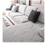 Couch Covers Elastic, Sofa Covers with Anti-Slip Durable Material, Resists Stains, Fading and Wear for Daily Use Home Decor Family Rooms-Grey||Pillowcase: 45 * 45cm