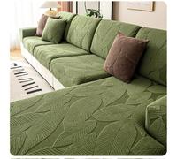 Couch Covers Elastic, Sofa Covers with Anti-Slip Durable Material, Resists Stains, Fading and Wear for Daily Use Home Decor Family Rooms-Green||Backrest M