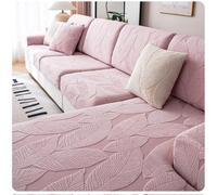 Couch Covers Elastic, Sofa Covers with Anti-Slip Durable Material, Resists Stains, Fading and Wear for Daily Use Home Decor Family Rooms-Pink||Backrest M