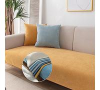 Couch Covers For Sectional Sofa L Shape Pet Proof, Sofa Covers Waterproof And Washable Set, Stain And Spill Proof Sofa Slipcovers For Sectionals Anti-slip With Waterproof Yellow pillow30*50cm