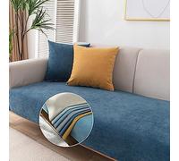 Couch Covers For Sectional Sofa L Shape Pet Proof, Sofa Covers Waterproof And Washable Set, Stain And Spill Proof Sofa Slipcovers For Sectionals Anti-slip With Waterproof Haze Blue 70 * 180cm