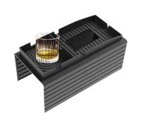 Couch Cup Holder Tray | Anti-Slip Armrest Sofa Tray | Anti-Spill Armrest Table For Home RV Car Organization With Remote Storage Living Room Outdoor Beach Picnic TV Watching Snack Time