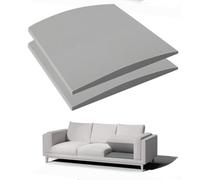 Couch Cushion Support For Sagging Seat, Couch Supporter For Under The Cushions, 20" X 20" High-Density Curved Foam Sofa Cushion Support Board, Grey Set Of 3