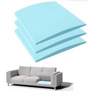 Couch Cushion Support For Sagging Seat, Couch Supporter For Under The Cushions, 20" X 20" High-Density Curved Foam Sofa Cushion Support Board, Grey Set Of 3