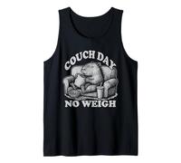 Couch Day No Weigh Capybara Lazy Animal Snack Lover Tank Top