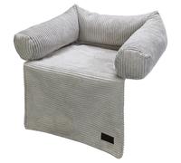 Couch Ribbed Light Grey Designed by Lotte for Dog - Washable, Protection