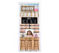 Couch Swag Tall Play Panel for Children with Adjustable Door Pole (CS-TD-Bakery)