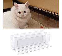 Couch Toy Blocker Tall 2 4 6 8" 10 12 Inch, Pets Dogs Cats Bed Bottom Baffle Plastic Bumpers with Tape, Living Room Sofa Gap Stoppers Guards Clear