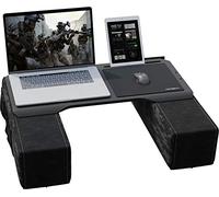Couchmaster CYBOT, Premium Ergonomic Lap Desk for Notebooks, Sustainable Bamboo Construction, Kevlar Cushion Front, Ventilated Design, Fits Up to 17-Inch Laptops