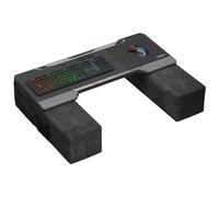 Couchmaster CYCON² Black Edition, Ergonomic Lap Desk with USB Hub for Gaming on Couch and Bed, Large, Stable and Compatible with All Keyboards and Mouse/Mice, Laptops, PCs, PS4/5, Xbox