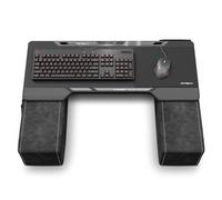 Couchmaster CYCON² Black Edition, Ergonomic Lap Desk with USB Hub for Gaming on Couch and Bed, Large, Stable and Compatible with All Keyboards and Mouse/Mice, Laptops, PCs, PS4/5, Xbox