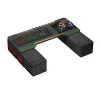Couchmaster CYCON³ Samurai Edition with HORIZONLIGHT Bar, Ultimate Ergonomic USB-Hub Gaming Lap Desk for Couch and Bed, Compatible with All Keyboards and Mouse/Mice, Laptops, PCs, PS4/5, Xbox