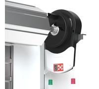 COUCHO Electric Garage Automatic Roller Door Opener with 2 Remote, Roll Up Door Opener Shutter Built-in Motor, Auto Garage Roller Door Motor Gate Opener Roller for Store Garage Warehouse Farm Barn